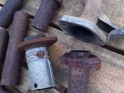 Bild 3:Auspuff Reparatur Stücke Bogen Flansch