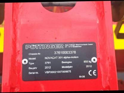 Bild 5:Pöttinger Novacat 301 Alpha Motion