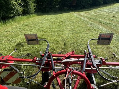 Bild 4:BIO-Heu 1. Schnitt 2025 in Rundballen