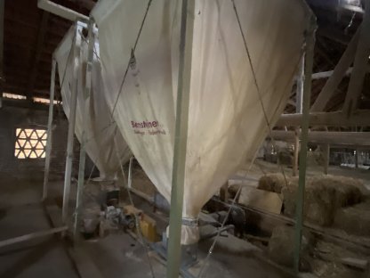 Trevira Silo Sack inkl. Eisengestell