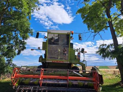 Bild 2:Claas Dominator 80 mit Klimaanlage