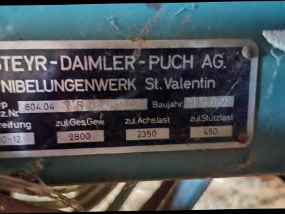 Bild 3:STEYR Hamster Junior Ladewagen