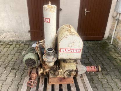 Bucher Kolbenpumpe