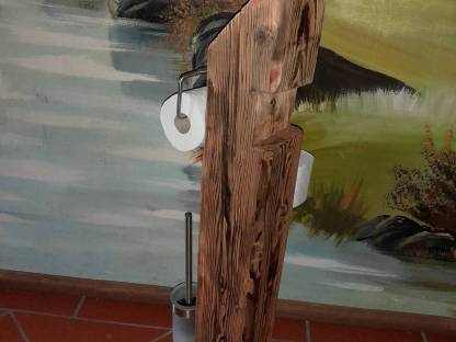 Bild 4:WC-Set, NEU WC-Ständer aus Altholz, WC-Garnitur