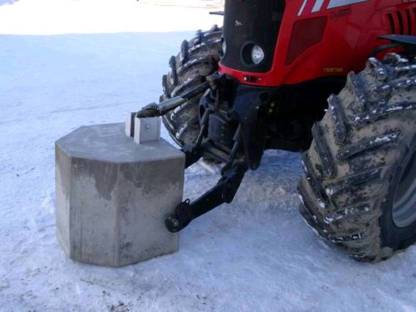 Bild 3:Frontgewicht, Heckgewicht