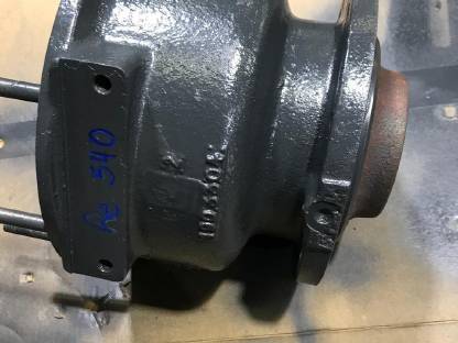 Bild 2:Bremsgehäuse Halbachse Steyr 190-540