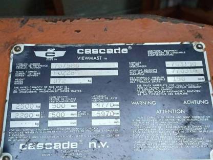 Bild 8:2x Stapler defekt Hyster V-25, Still Efg 2.0/6002