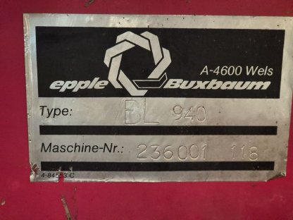 Bild 7:Epple Blasius 940 Häcksler, Kräuterschneider