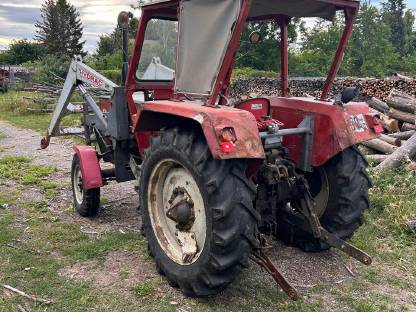 Bild 2:Steyr 540 Traktor mit Hydrac Frontlader