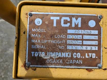 Bild 4:Stapler TCM FG10N3