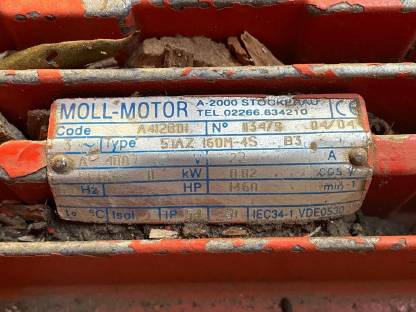 Bild 5:Hackschnitzelgebläse