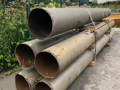 Bild 2:Stahlrohre Durchlassrohre