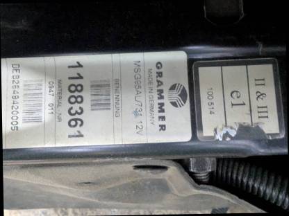 Bild 4:Grammer Traktorsitz MSG 95/731