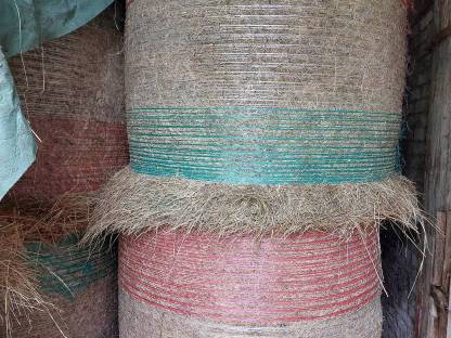 Bild 3:Rundballen Heu