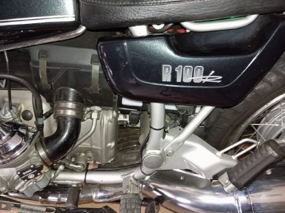 Bild 2:Zum Verkauf steht eine BMW R100r mit Beiwagen