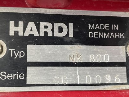Bild 4:Feldspritze HARDI NK 800