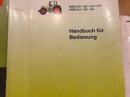 Bild 2:Verkaufe Original Claas Ares Handbuch 547-697