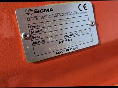 Bild 3:Sicma RG 305 Bodenfräse