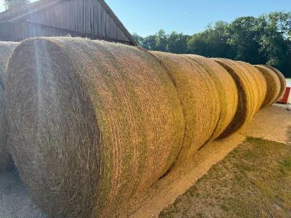 Bild 3:Heuballen, Strohballen