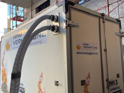 Bild 3:Heizmobil Pellets Biomasseheizung Miete