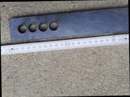 Bild 4:Flacheisen mit Bohrung