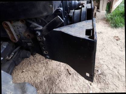 Bild 4:Kahlbacher Schneepflugplatte für Steyr 9145 und Case CS