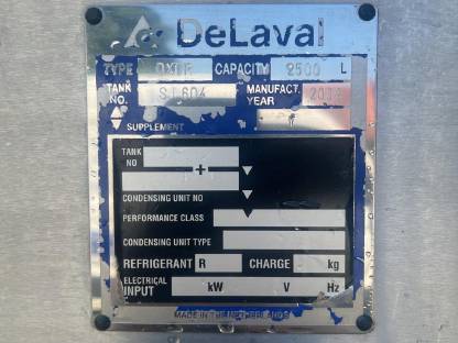 Bild 5:Delaval Milchtank 2.500 l, Sehr schöner Zustand