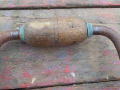 Bild 3:Alte Bohrwinde, nur noch Deko