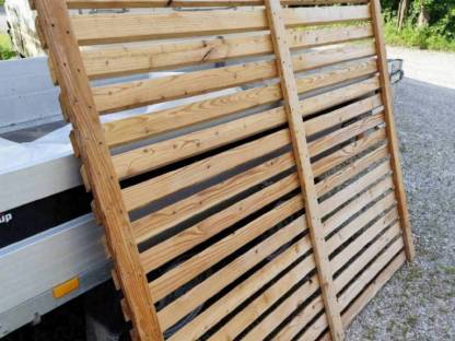 Bild 5:Sichtschutzpaneel 'Bali' Lärche von Mr. Gardener