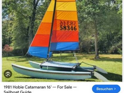 Boot, Katamaran Hobie 16 Cat Fever Special Edition