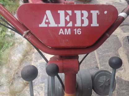 Bild 4:Balkenmäher, Motormäher AEBI AM 16a