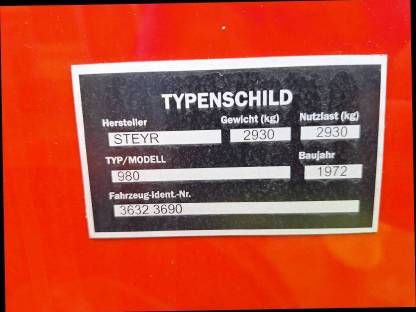 Bild 2:Steyr 870, 5.500 Bstd.