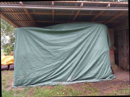 Bild 2:Rundballen Heu