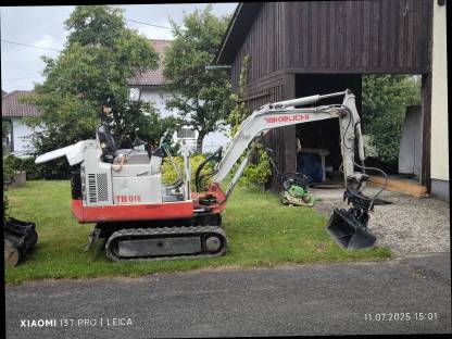 Takeuchi TB015 Minibagger