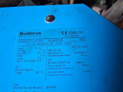 Bild 2:Buderus Blaubrenner