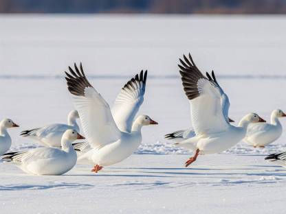 Bild 6:Atlantische Schneegans (Anser caerulescens atlanticus)