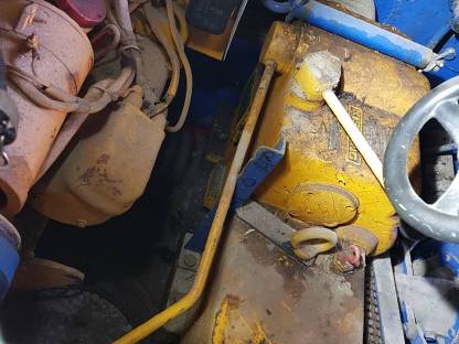 Bild 5:Schlittenseilwinde mit Doppeltrommelwinde Rigert auf Rädern