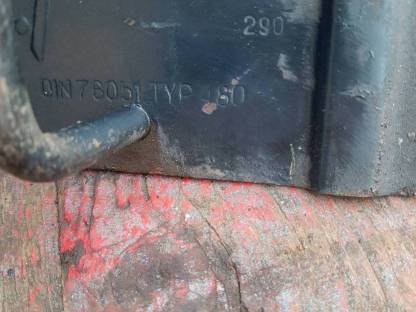 Bild 5:Anhänger Kipper Unterlegkeil DIN 76051