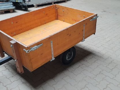 Einachsanhänger für Rasentraktor