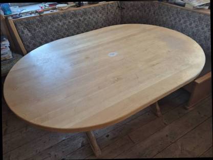 Schöner großer Esstisch Buche massiv 165 x 115