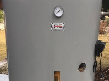 Bild 4:Solarpaneele inklusive 500 l Boiler