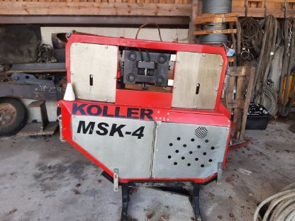 Bild 6:Adler MS 700 UNI Seilkran Kippmast Seilbahn