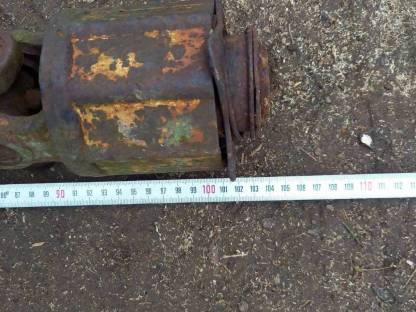 Bild 2:Defekte Gelenkwelle, ca. 1 m lang