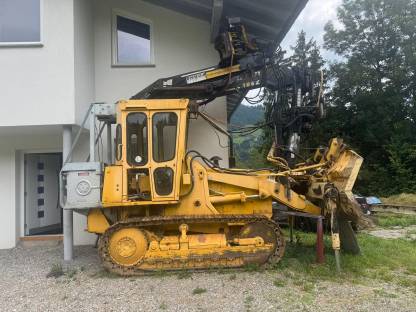 Forstmaschine Doppeltrommelseilwinde