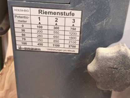 Bild 4:Drechselmaschine HAGER HDE 59 BIG