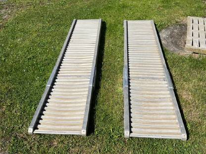 Auffahrrampen massiv Alurampen Aluschienen