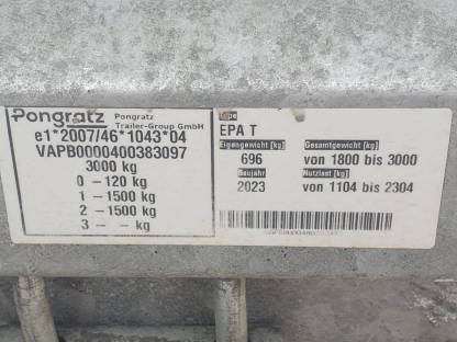 Bild 7:Minibagger Tieflader Pongratz PMT300/16T