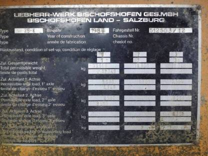 Bild 8:Liebherr Turmdrehkran 25 K mit Funkfernbedienung