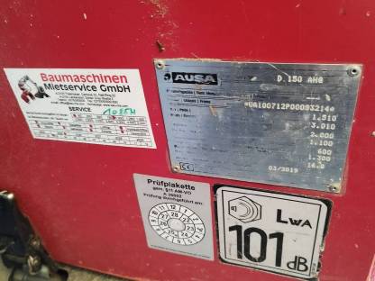 Bild 2:Dumper Ausa D150 AHG Allrad