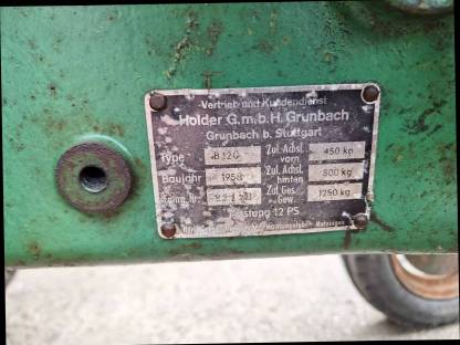 Bild 8:Holder B12 Traktor
